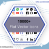 10,000+ Flat Vector Icons